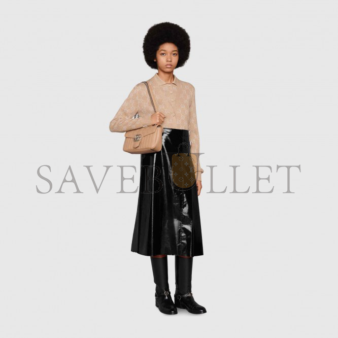 G*u*i gg marmont small shoulder bag 443497 (26*15*7cm)
